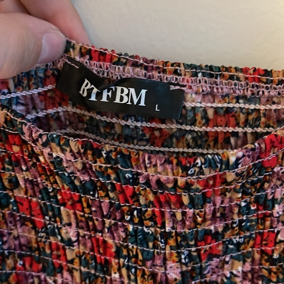 Floral Rouched Dress - Picture 3 of 6